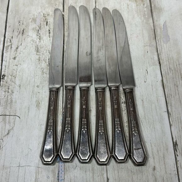 Knives Knife Insico Venture Stainless Steel Flatware Silverware Set of 6 - Picture 5 of 9